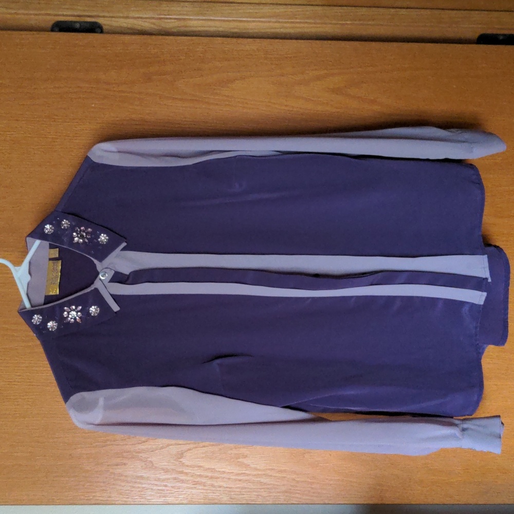 Princess Vera Wang violet blouse